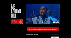 Desktop Screenshot of mslaurynhill.com